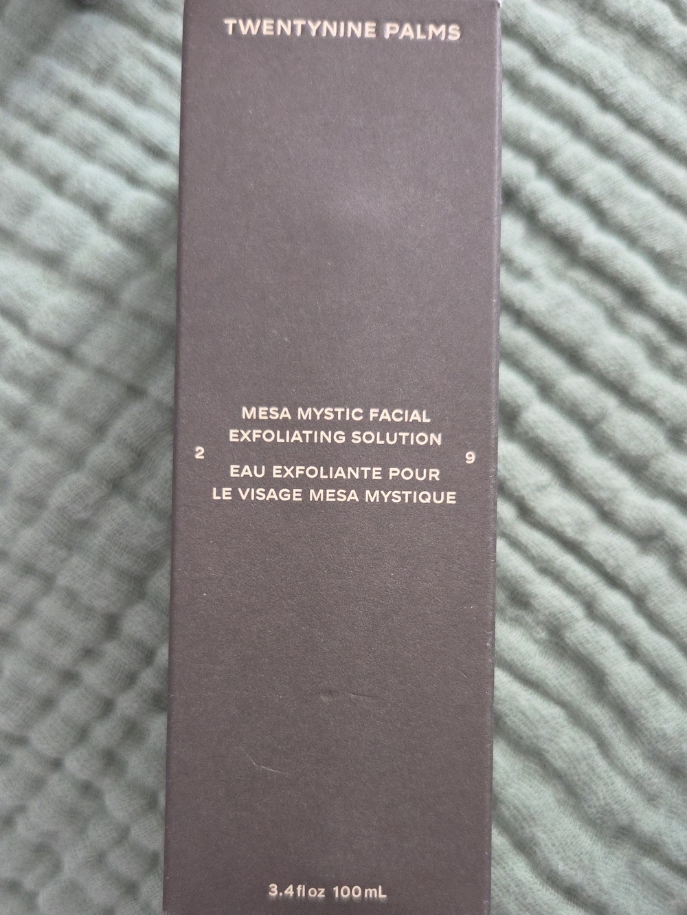 Twentynine Palms Mesa Mystic Facial Exfoliating Solution - Black